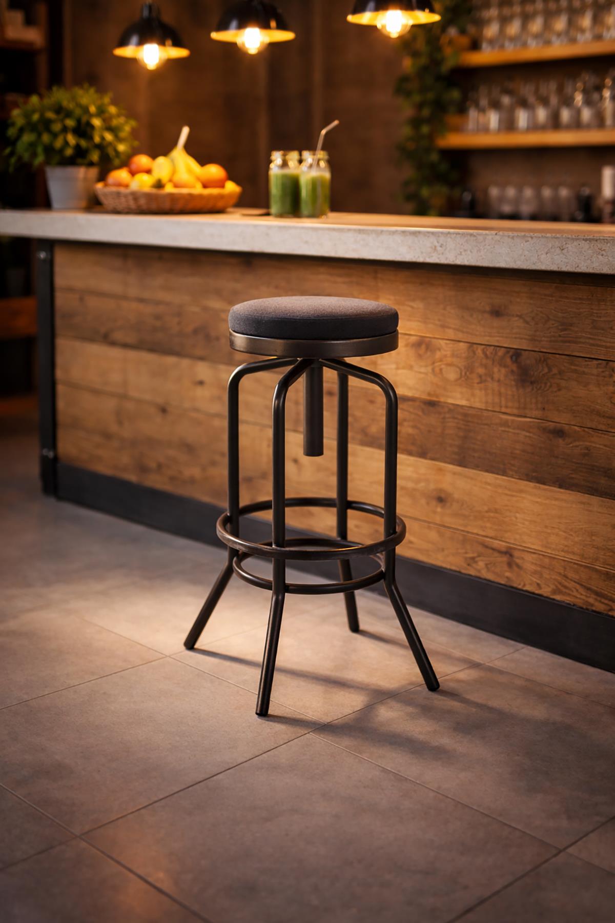 Endüstri̇yel Bar Taburesi̇ Kafe Masa Ayağı. Payanda Endüstri̇yel Bar Taburesi̇ modeli.