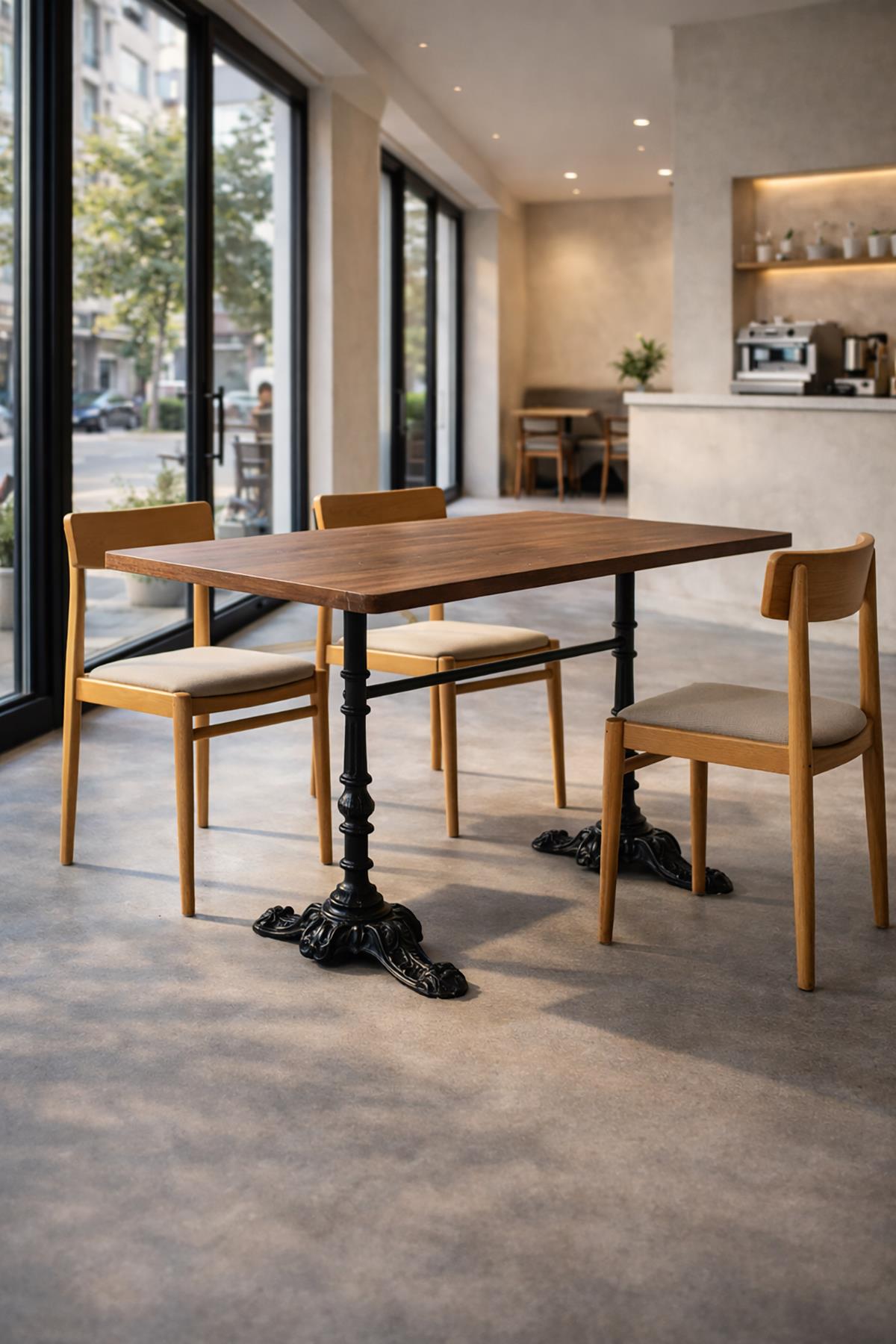 Çam Çi̇ftli̇ Kafe Masa Ayağı. Payanda Çam Çi̇ftli̇ modeli.