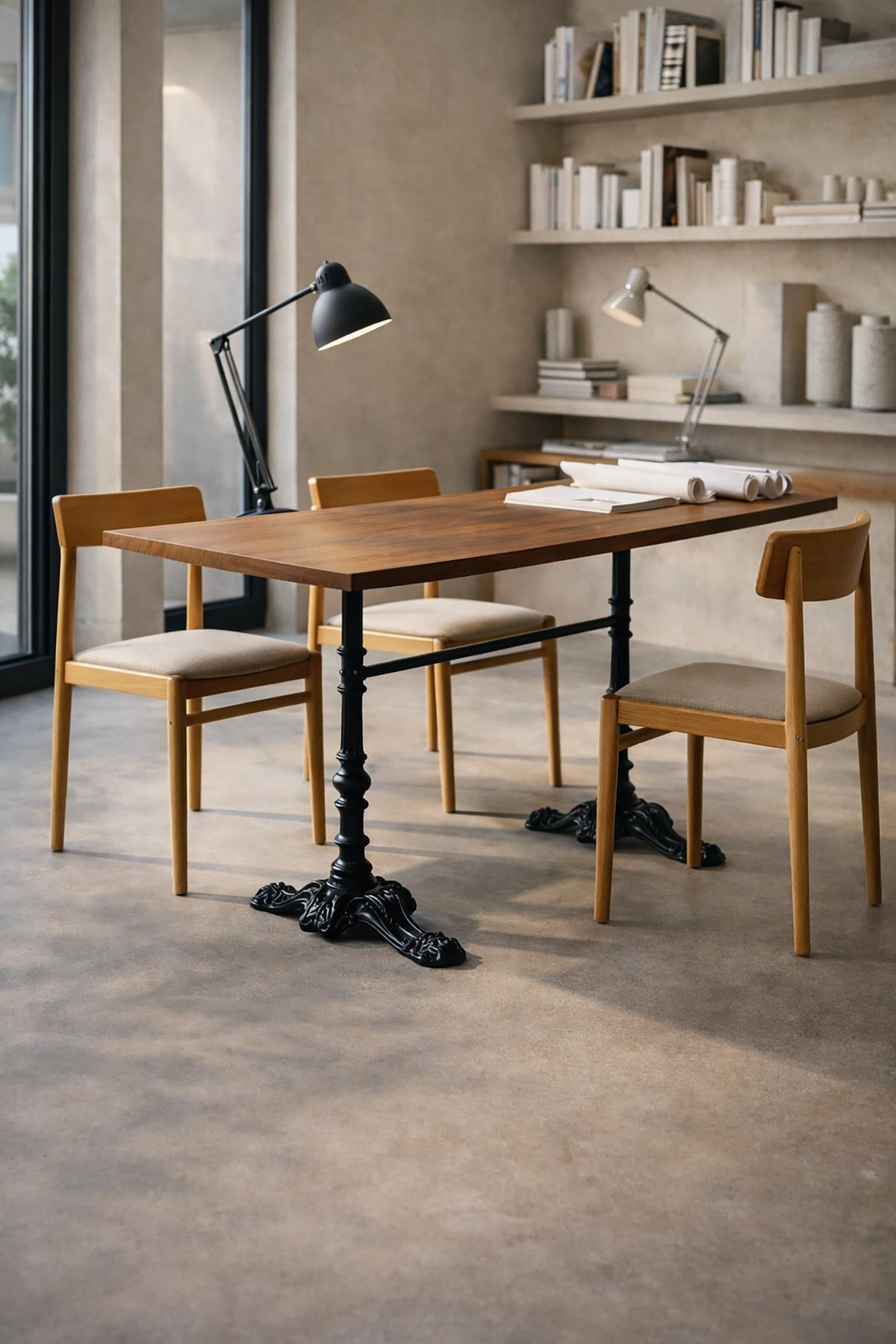 Çam Çi̇ftli̇ Kafe Masa Ayağı. Payanda Çam Çi̇ftli̇ modeli.