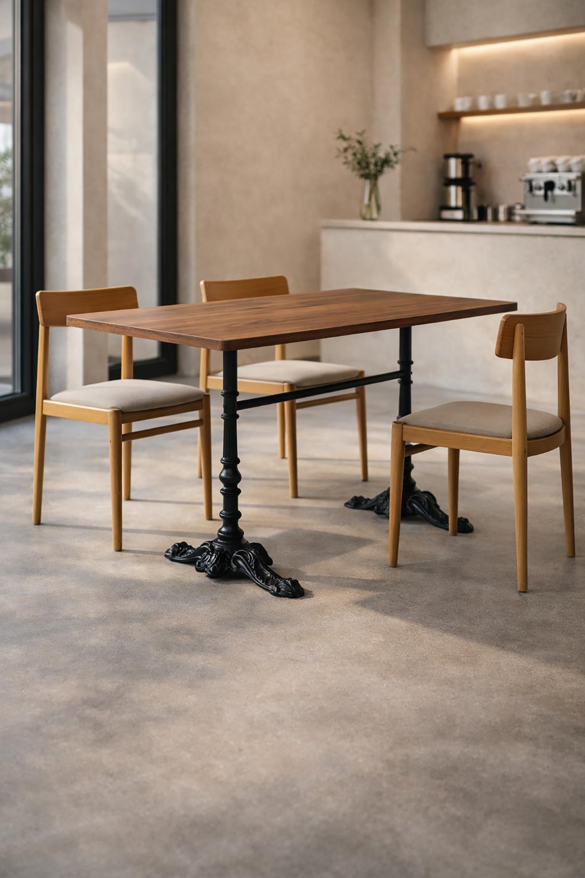 Çam Çi̇ftli̇ Kafe Masa Ayağı. Payanda Çam Çi̇ftli̇ modeli.