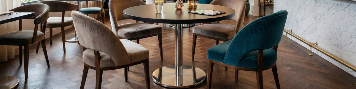 Payanda Metal kafe ve restoran için pik döküm ve paslanmaz çelik masa ayakları koleksiyonu